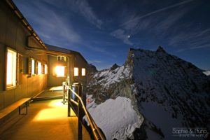 La nuit à la cabane
